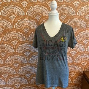 Chicago Blackhawks V-Neck Tee